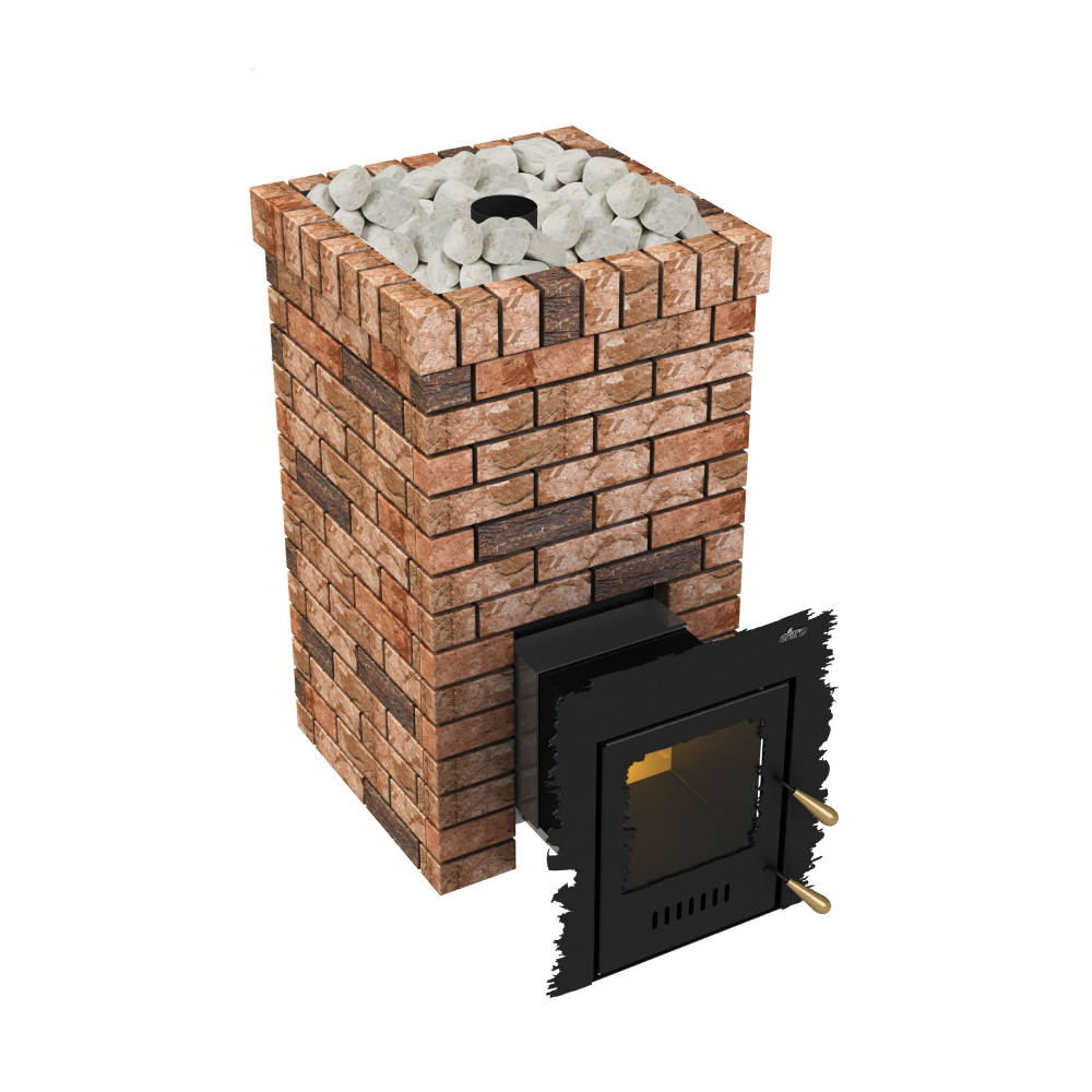 Дровяная банная печь Grill'D Retro 500 Long Max Pro