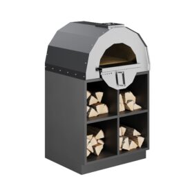 Пицца печь 800х700 мм (Русская печь) с дровником