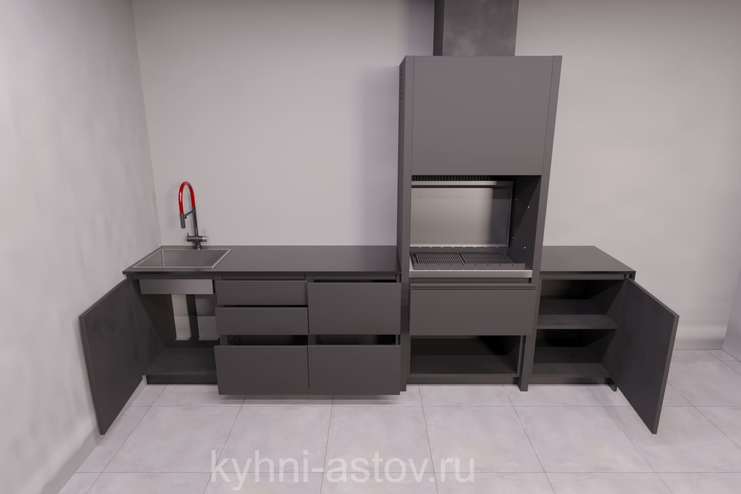 Барбекю комплекс ASTOV № 59