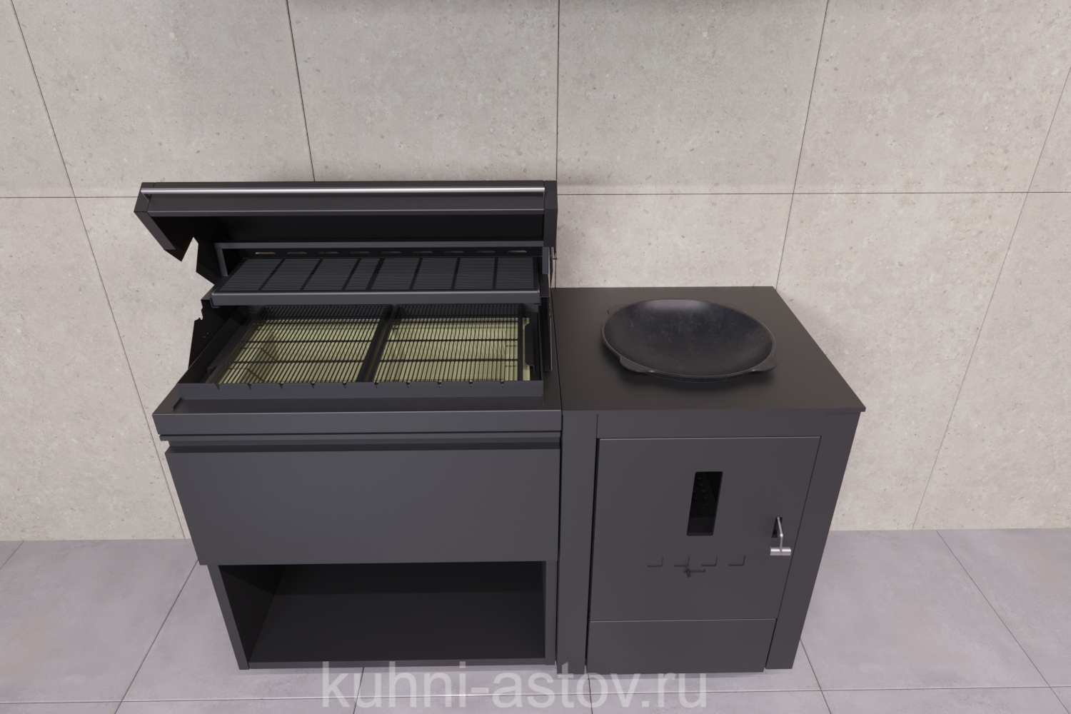 Барбекю комплекс ASTOV № 54