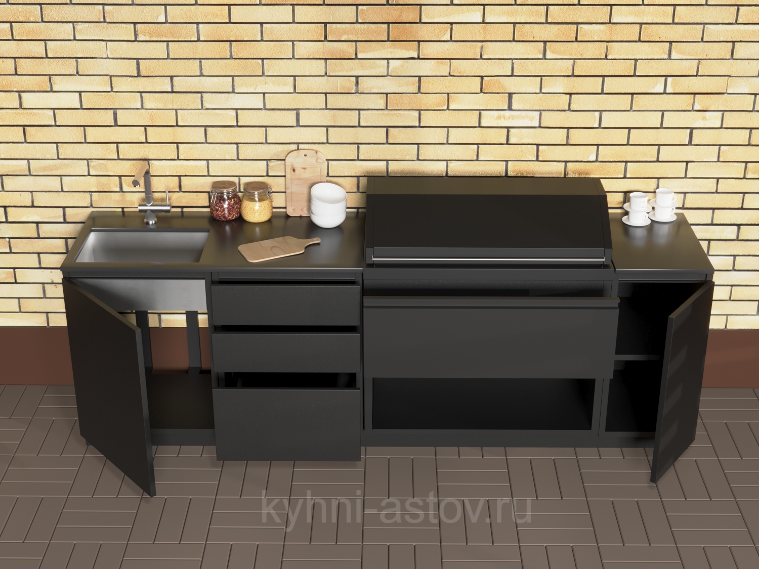 Барбекю комплекс ASTOV № 57