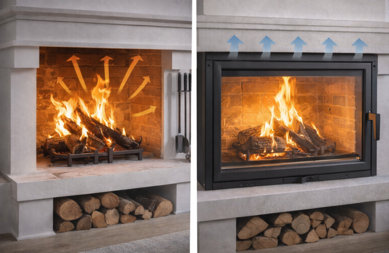 Каминная топка открытая или закрытая: как влияет на тепло, безопасность и расход топлива