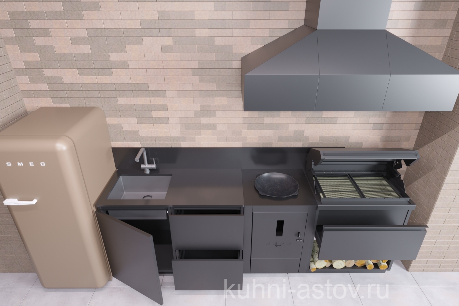 Барбекю зона ASTOV № 51