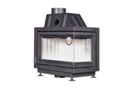 Каминная топка Экокамин Альфа 700 R два стекла правая