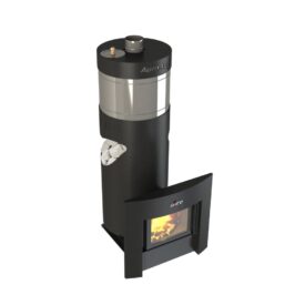 Дровяная банная печь Grill'D  Aurora 160А Trio Window (дверца со стеклом)