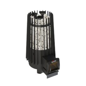 Дровяная банная печь Grill'D  Cometa Vega 180 Short Window Max Stone (Серпентинит)