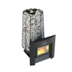Дровяная банная печь Grill'D Cometa Vega 180 Long Window Max Stone (Серпентинит)