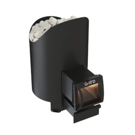 Дровяная банная печь Grill'D Aurora 160 Long (дверца со стеклом)