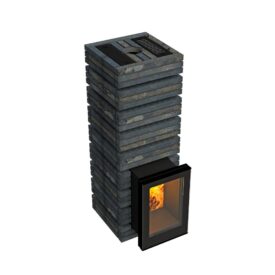 Дровяная банная печь Grill'D Shaman Long (2 каменки)