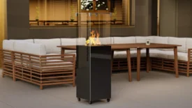 Уличный камин "Сочи" кристалл