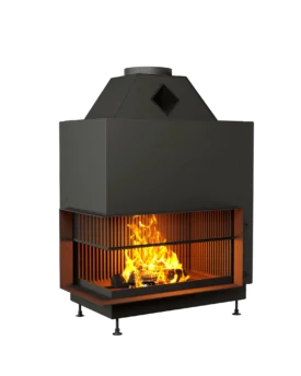 ОТКРЫТАЯ КАМИННАЯ ТОПКА С СЕТКОЙ АСТОВ О2С 9050