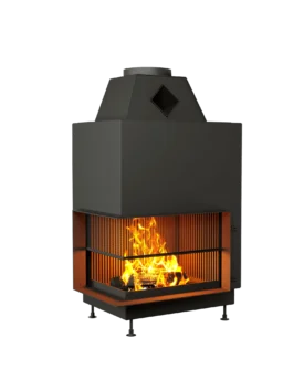 ОТКРЫТАЯ КАМИННАЯ ТОПКА С СЕТКОЙ АСТОВ О2С 7050