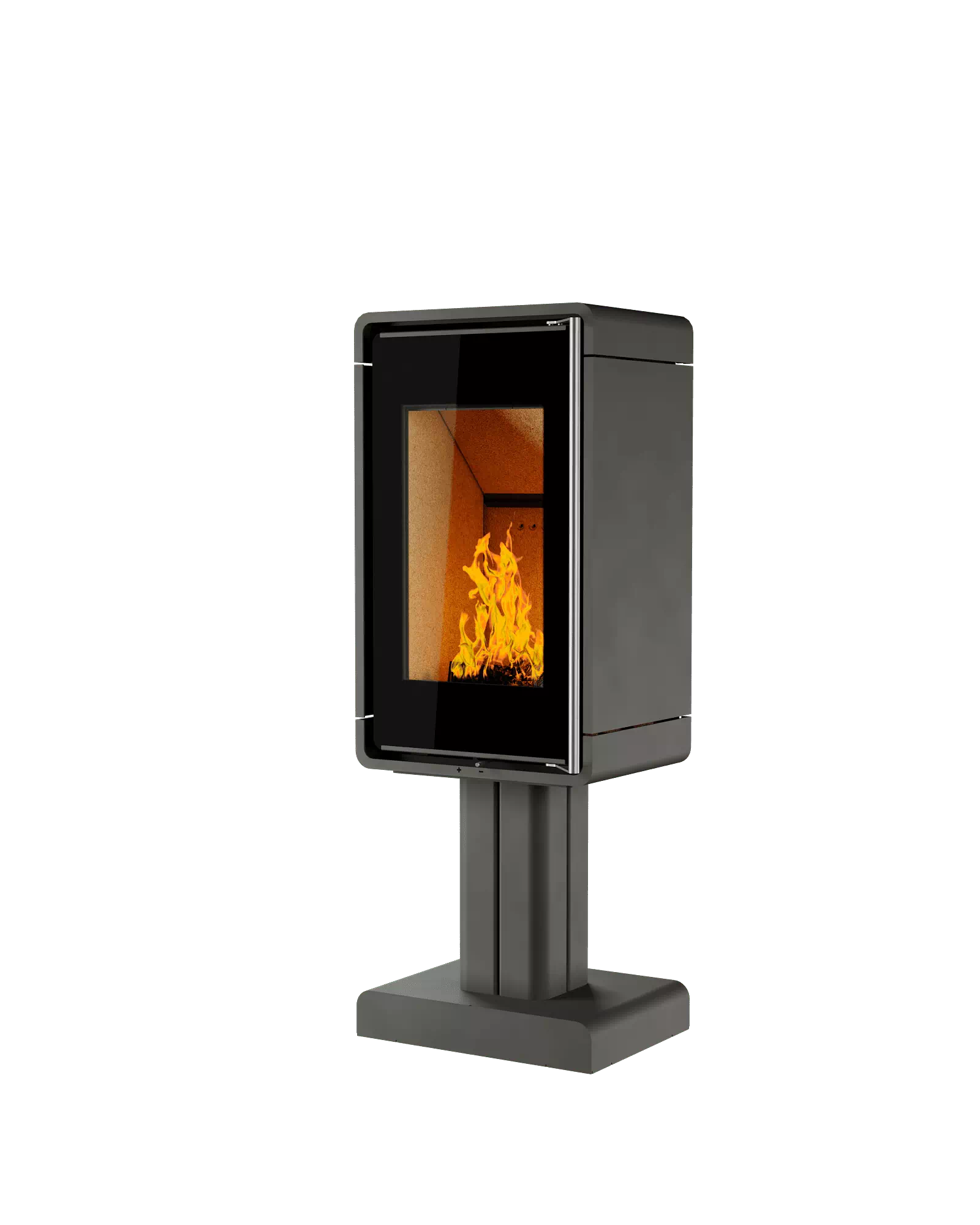 ПЕЧЬ-КАМИНАСТОВ КУБ (ПК 4581)(МЕТ. НА НОГЕ)